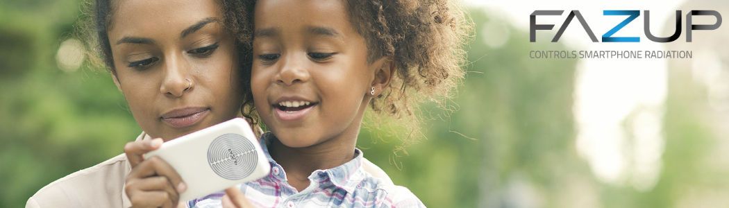 FAZUP Familie silver. Passive Antenne zur Reduktion vor Mobilfunkstrahlung! Innovativer Schutz vor Elektrosmog von iPhone, Samung, Huawei. Aufzukleben wie ein Chip zu Harmonisierung.