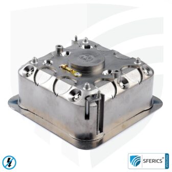 Geschirmter Abzweigkasten | 53 mm | Installationsdose im Tockenbau und unter Putz Montage | halogenfrei