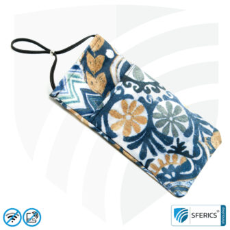 Handyhülle eWall für das Smartphone | FELIX.BLAU | Anti Elektrosmog inkl. 5G | 3in1 Schutz inkl. RFID Blocker | Handytasche für iPhone, Android, ... | XXL