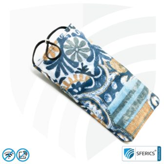Handyhülle eWall für das Smartphone | FELIX.BLAU | Anti Elektrosmog inkl. 5G | 3in1 Schutz inkl. RFID Blocker | Handytasche für iPhone, Android, ... | XXL