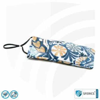 Handyhülle eWall für das Smartphone | FELIX.BLAU | Anti Elektrosmog inkl. 5G | 3in1 Schutz inkl. RFID Blocker | Handytasche für iPhone, Android, ... | XXL