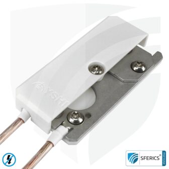 Erdungsgehäuse, stationär | Erdung abgeschirmter Flächen | Innenräume und Außenbereich 40 x 80 mm