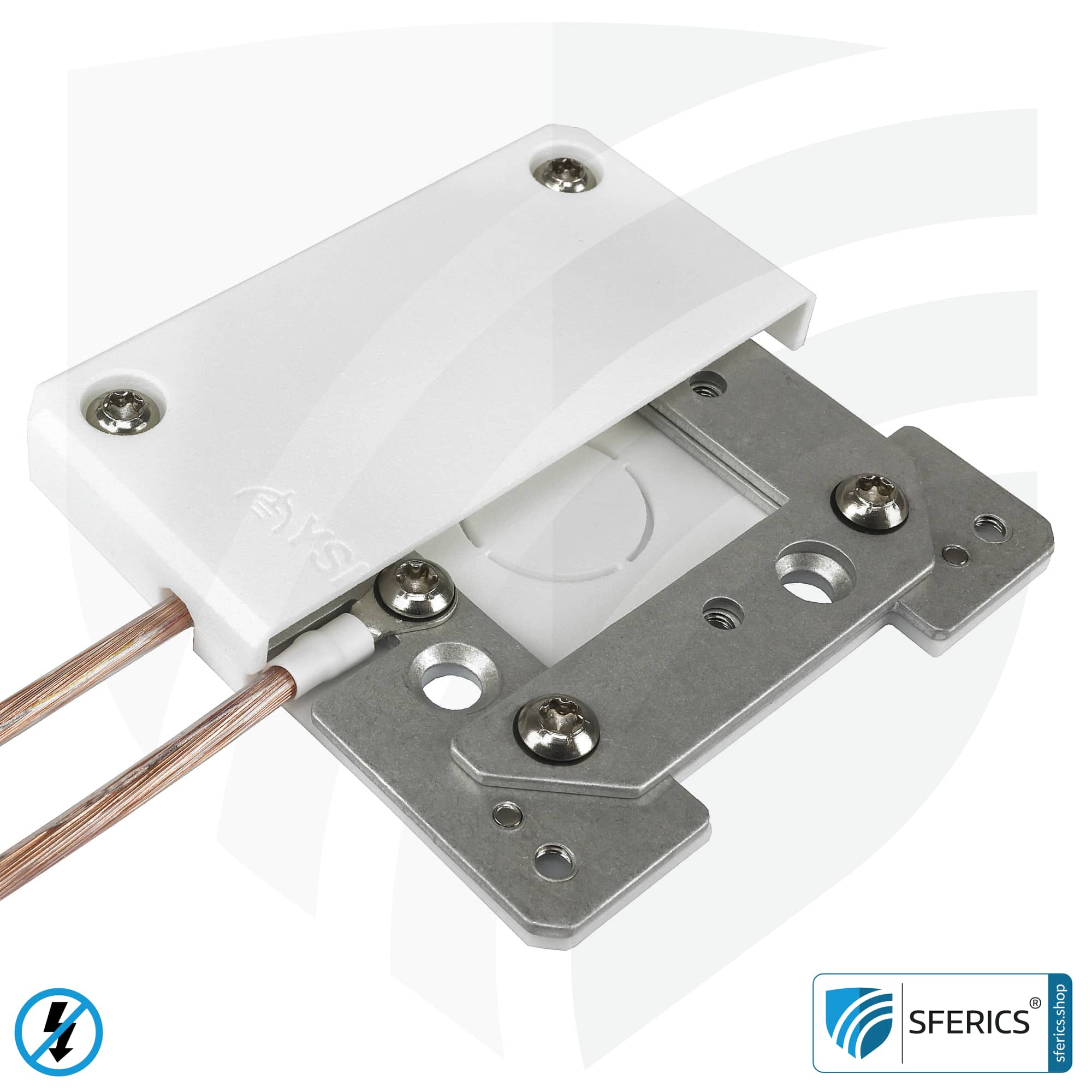 Erdungsgehäuse, stationär | Erdung abgeschirmter Flächen | Innenräume und Außenbereich 5 Erdungsgehäuse, stationär | Erdung abgeschirmter Flächen | Innenräume und Außenbereich 80 x 80 mm