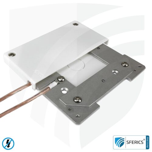 Erdungsgehäuse, stationär | Erdung abgeschirmter Flächen | Innenräume und Außenbereich 9 Erdungsgehäuse, stationär | Erdung abgeschirmter Flächen | Innenräume und Außenbereich 120 x 120 mm