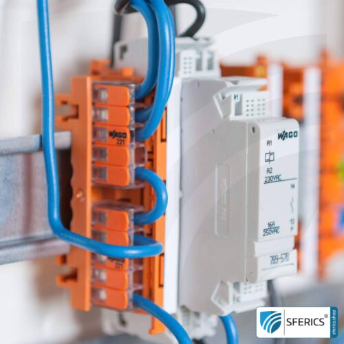 WAGO Compact Verbindungsklemme, Serie 221 | Modell 221-415 | für 5 eindrahtige, feindrahtige und mehrdrähtige Leiter | Alternative zur Lüsterklemme