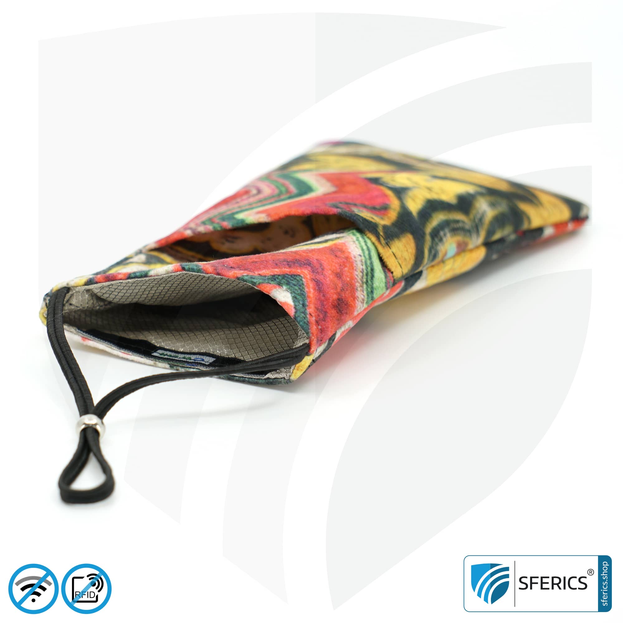 Handyhülle eWall für das Smartphone | Unikat im Design FARBEN.PRACHT | Anti Elektrosmog inkl. 5G | 3in1 Schutz inkl. RFID Blocker | Handytasche für iPhone, Android, ... 7 Handyhülle eWall für das Smartphone | Unikat im Design FARBEN.PRACHT | Anti Elektrosmog inkl. 5G | 3in1 Schutz inkl. RFID Blocker | Handytasche für iPhone, Android, ... | XL