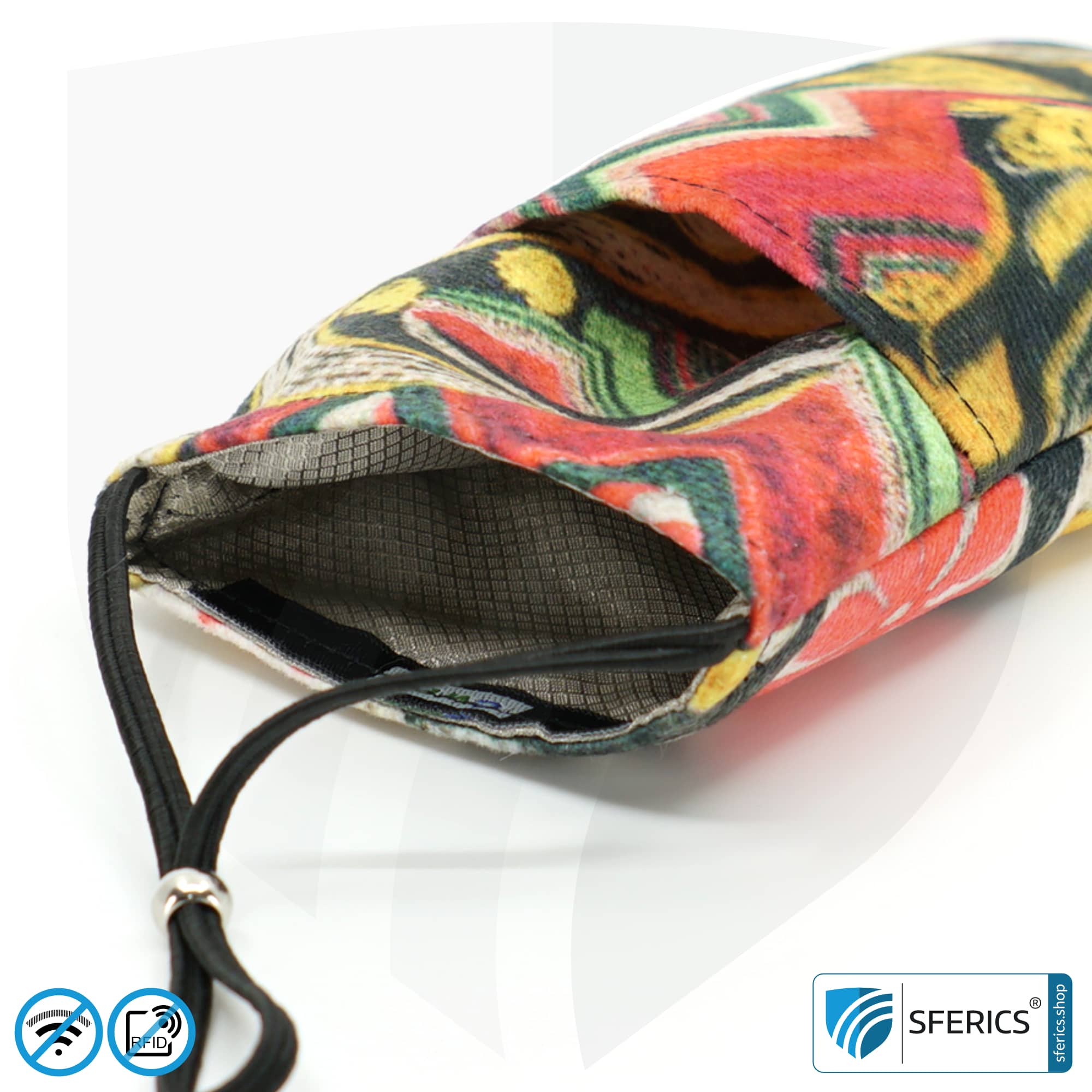 Handyhülle eWall für das Smartphone | Unikat im Design FARBEN.PRACHT | Anti Elektrosmog inkl. 5G | 3in1 Schutz inkl. RFID Blocker | Handytasche für iPhone, Android, ... 9 Handyhülle eWall für das Smartphone | Unikat im Design FARBEN.PRACHT | Anti Elektrosmog inkl. 5G | 3in1 Schutz inkl. RFID Blocker | Handytasche für iPhone, Android, ... | XL