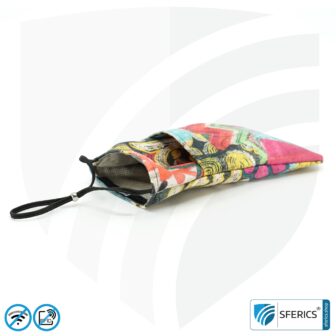 Handyhülle eWall für das Smartphone | Unikat im Design FARBEN.PRACHT | Anti Elektrosmog inkl. 5G | 3in1 Schutz inkl. RFID Blocker | Handytasche für iPhone, Android, ... | XXL