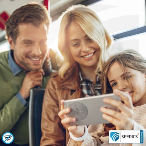 FAZUP Antennen Patch | SILBER | 4er Set mit Preisvorteil für Familie und Freunde | Innovative Technologie gegen Elektrosmog | Schützt vor unnötig hoher Bestrahlung durch’s eigene Mobiltelefon