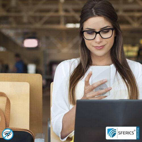 FAZUP Antennen Patch | SILBER | 4er Set mit Preisvorteil für Familie und Freunde | Innovative Technologie gegen Elektrosmog | Schützt vor unnötig hoher Bestrahlung durch’s eigene Mobiltelefon