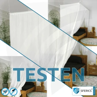 TESTEN! Abschirmender Baldachin Elektrosmog FUNK für 14 Tage risikofrei mieten | Wähle aus 3 Set's | Abschirmung Funk bis zu 99,99 % (40 dB)