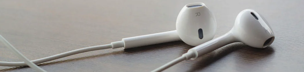 Airpod Kopfhörer Symbolbild