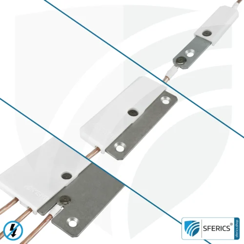 Erdungsplatte | stationär für Innenräume | Erdung abgeschirmter Flächen 2 Erdungsplatte | stationär für Innenräume | Erdung abgeschirmter Flächen