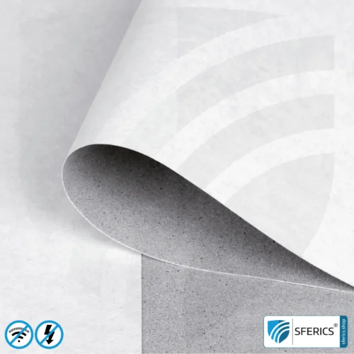 Abschirmtapete ECO P80 | Untertapete | HF Schirmdämpfung gegen Elektrosmog bis zu 80 dB