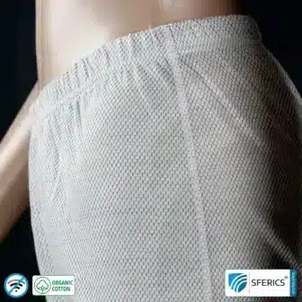 Abschirmende ANTIWAVE Shorts für Damen | Schutz bis zu 30 dB vor HF Elektrosmog (Handy, WLAN, LTE) | Ideal für elektrosensible Menschen 12 Abschirmende ANTIWAVE Shorts für Damen | Schutz bis zu 30 dB vor HF Elektrosmog (Handy, WLAN, LTE) | Ideal für elektrosensible Menschen