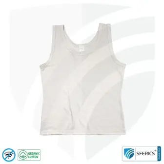 Abschirmendes ANTIWAVE Tank-Top für Damen | Schutz bis zu 30 dB vor HF Elektrosmog (Handy, WLAN, LTE) | Ideal für elektrosensible Menschen
