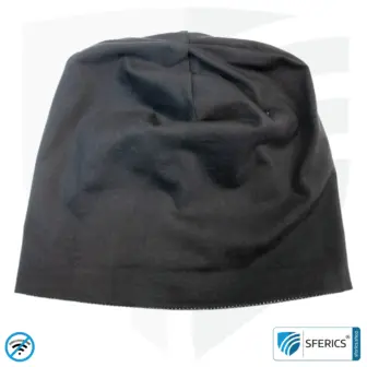 ANTIWAVE abschirmende Mütze Beany | Schutz vor Elektrosmog HF mit Wirkungsgrad bis 99,9 % (Handy, WLAN, LTE) | 5G ready!
