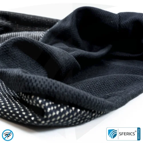 ANTIWAVE abschirmende Mütze Beany | Schutz vor Elektrosmog HF mit Wirkungsgrad bis 99,9 % (Handy, WLAN, LTE) | 5G ready!