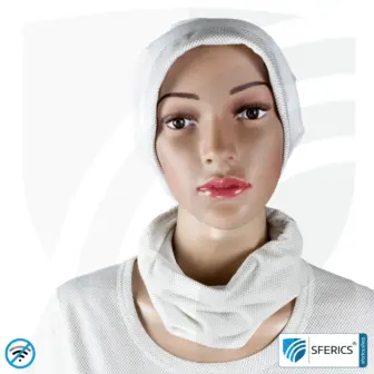 ANTIWAVE abschirmende Mütze Beany | Schutz vor Elektrosmog HF mit Wirkungsgrad bis 99,9 % (Handy, WLAN, LTE) | 5G ready!