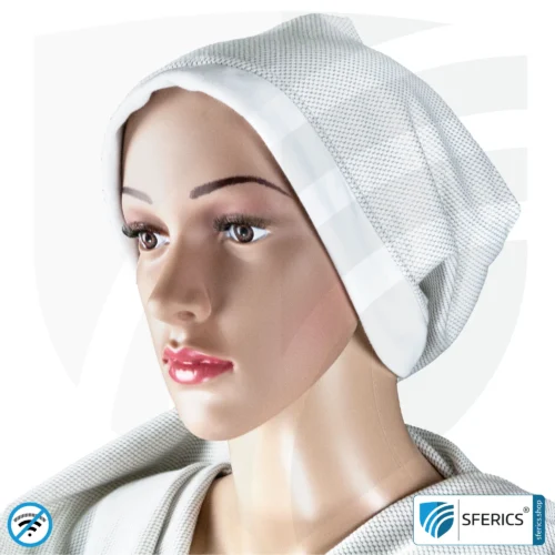 ANTIWAVE abschirmende Mütze Beany | Schutz vor Elektrosmog HF mit Wirkungsgrad bis 99,9 % (Handy, WLAN, LTE) | 5G ready!