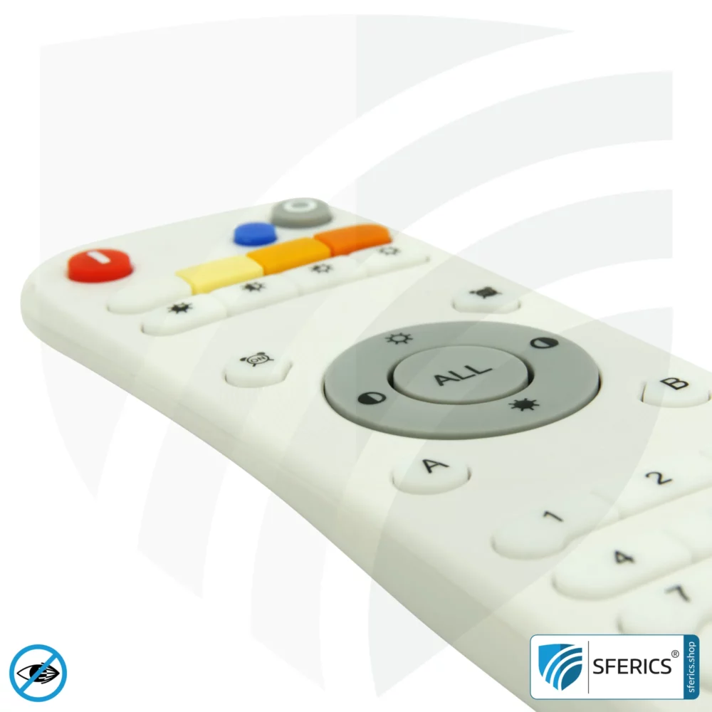 LED Vollspektrum Deckenleuchte SUNNY mit Fernbedienung | bis 4000 Lumen, dimmbar | bis 5900 Kelvin, farbveränderbar | CRI 95 | traumhaftes Licht im Wohnzimmer und Homeoffice