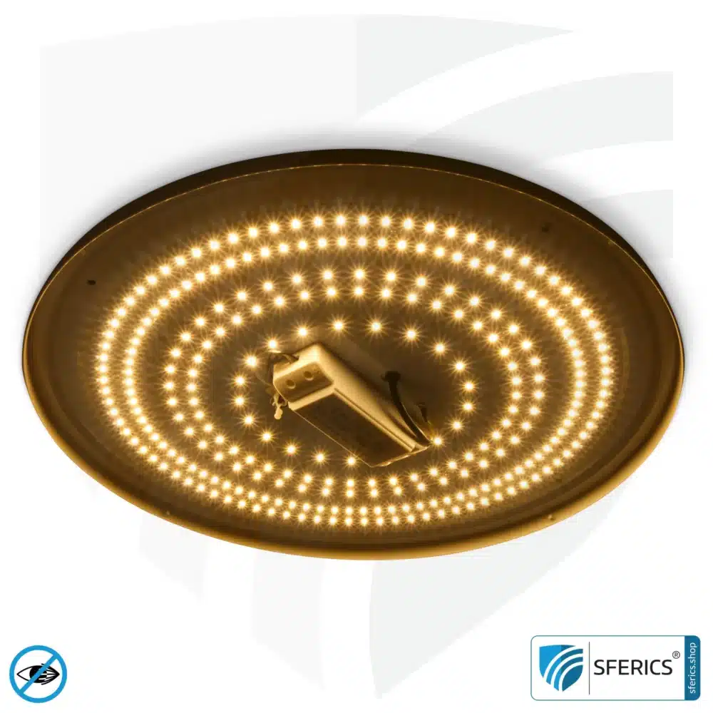 LED Vollspektrum Deckenleuchte SUNNY mit Fernbedienung | bis 4000 Lumen, dimmbar | bis 5900 Kelvin, farbveränderbar | CRI 95 | traumhaftes Licht im Wohnzimmer und Homeoffice