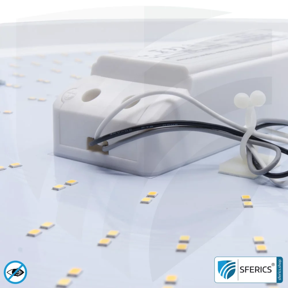 LED Vollspektrum Deckenleuchte SUNNY mit Fernbedienung | bis 4000 Lumen, dimmbar | bis 5900 Kelvin, farbveränderbar | CRI 95 | traumhaftes Licht im Wohnzimmer und Homeoffice