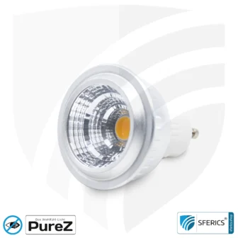 6 Watt LED Spot Pure-Z NEO | Hell wie 40 Watt, 480 Lumen | CRI 97 | flimmerfrei | warmweiß | GU10