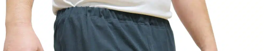 Abschirmende Shorts, schwarz | Schutz bis 40 dB vor HF Elektrosmog (Handy, WLAN, LTE) | strapazierfähig, aus Black-Jersey Abschirmstoff | 5G ready!