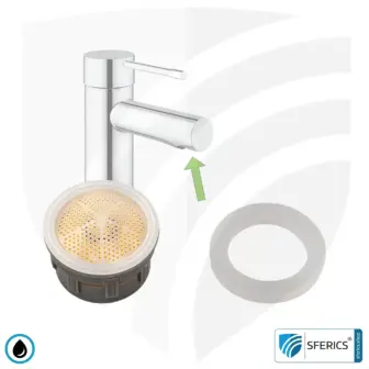 Durchflussbegrenzer Wasserhahn Mischdüsen Einsatz ecoturbino DFL5 | Waschbecken Wassersparer | Wasser und Energie (Strom) sparen | bis zu 40% Kosten reduzieren 1 Durchflussbegrenzer Wasserhahn Mischdüsen Einsatz ecoturbino DFL5 | Waschbecken Wassersparer | Wasser und Energie (Strom) sparen | bis zu 40% Kosten reduzieren